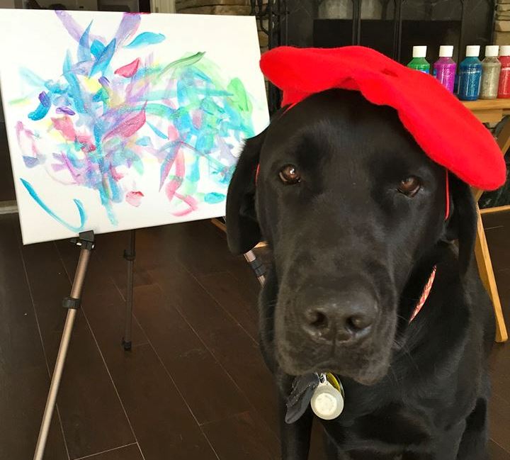 Кучето, което рисува