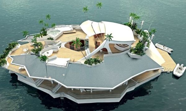 Плаващ луксозен остров