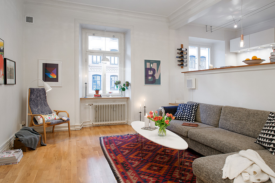 Съвременен шведски апартамент