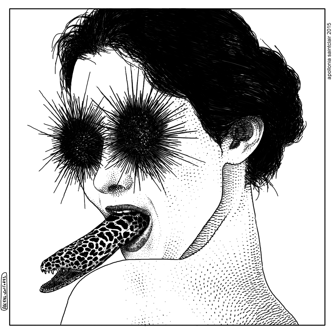 Еротични илюстрации в черно и бяло