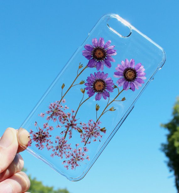 Свежи панели за телефон с истински цветя