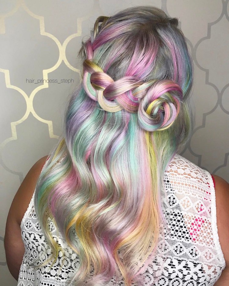 Цветни коси за смели дами