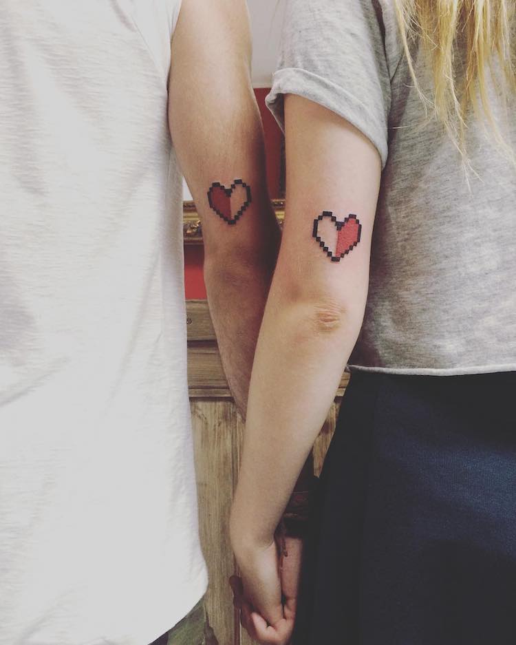 Ефектни татуировки за влюбени