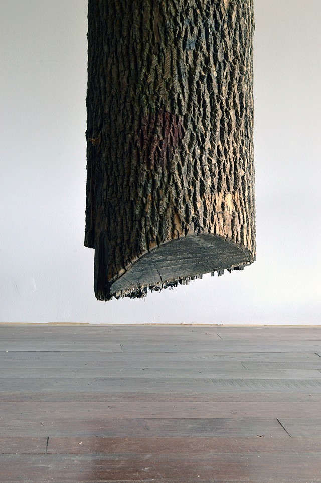 Уникална скулптура от издълбано дърво