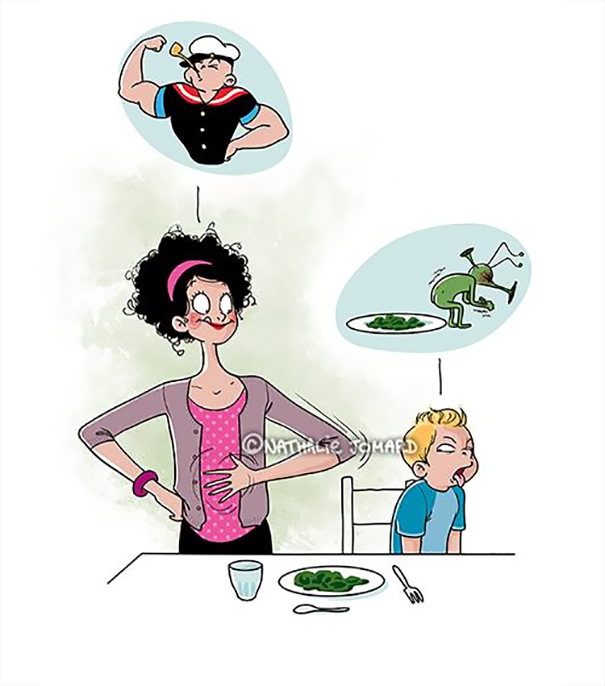 Какво е да имаш бебе: 20 забавни илюстрации