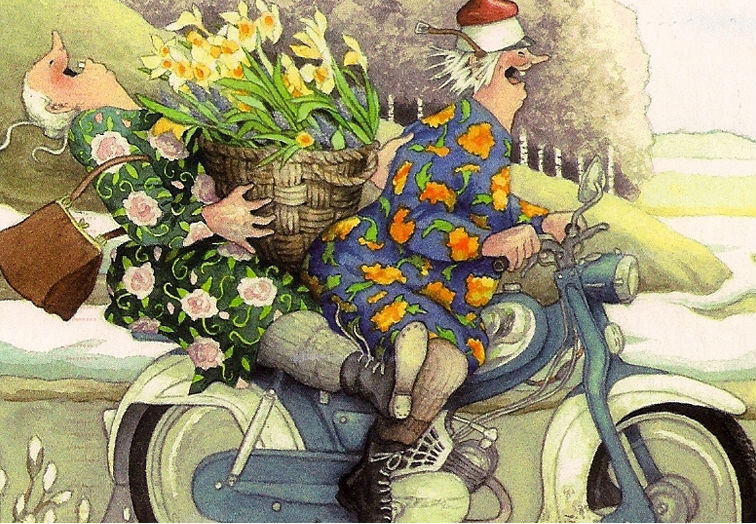 Веселите баби – уникално забавни илюстрации
