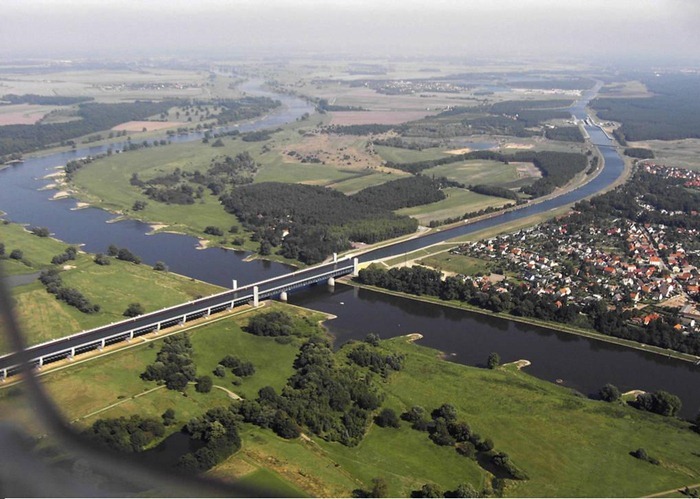 "Магдебург" - най-големият воден мост в света