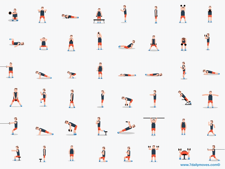 48 упражнения за тонус и стегнато тяло 