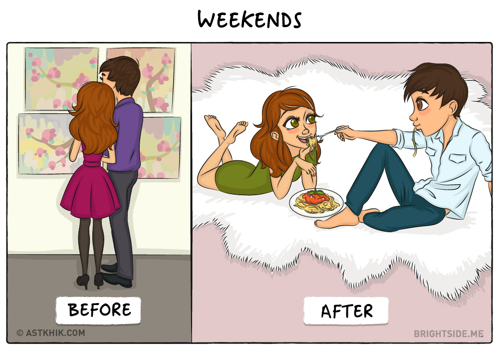 Животът преди и след брака