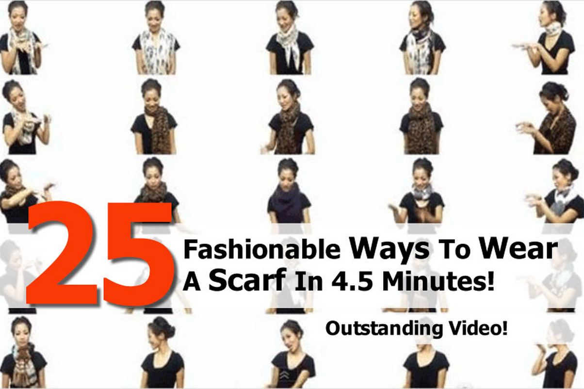 Видео: 25 лесни начина да носите шал