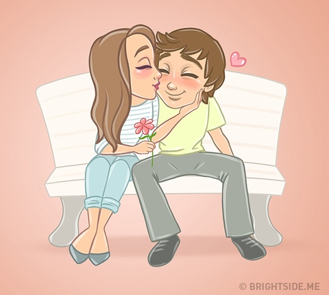 12 илюстрации, които показват простичките тайни на щастливата връзка