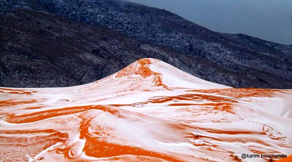 Сняг покри Сахара за първи път от 37 години