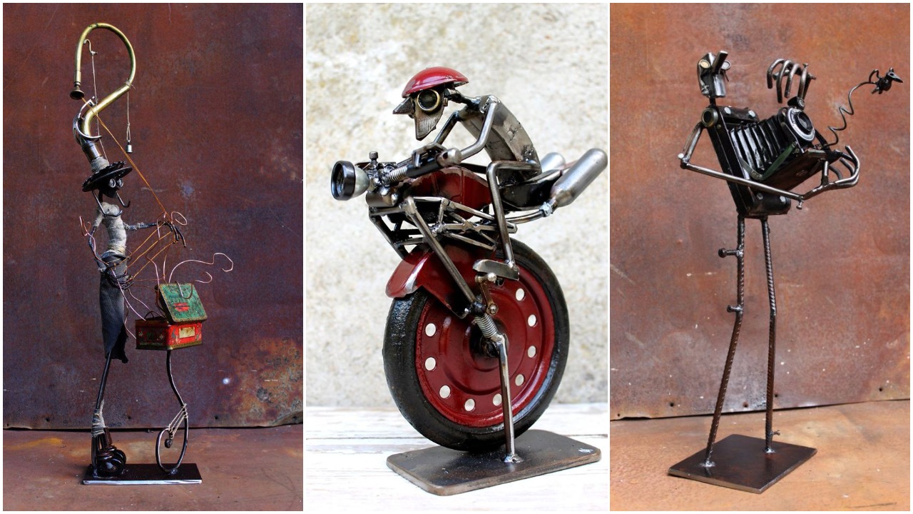 Авангардни метални скулптури