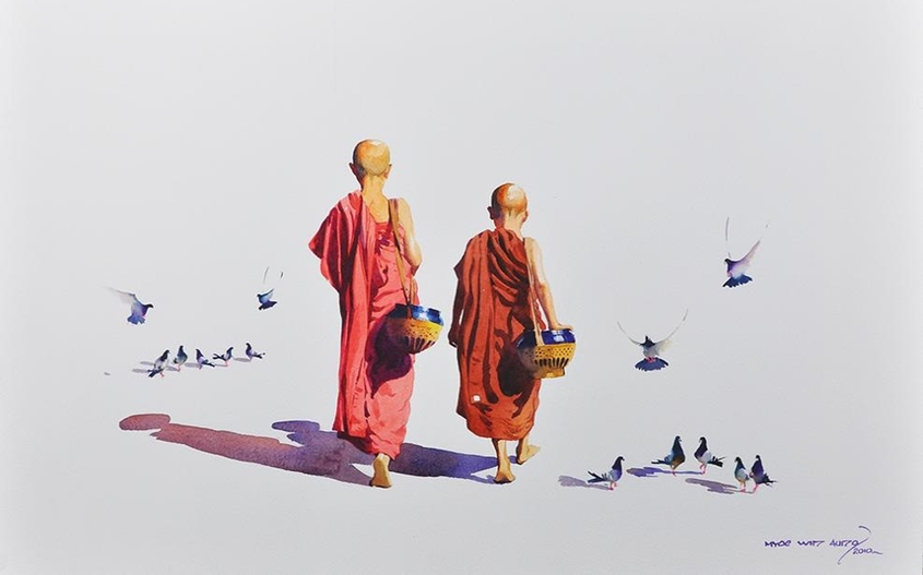 Загадъчният Изток във великолепни акварели