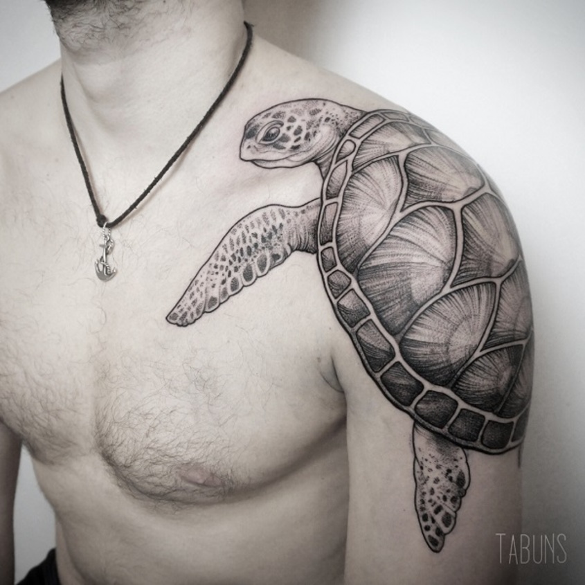 45 сладки татуировки с костенурки