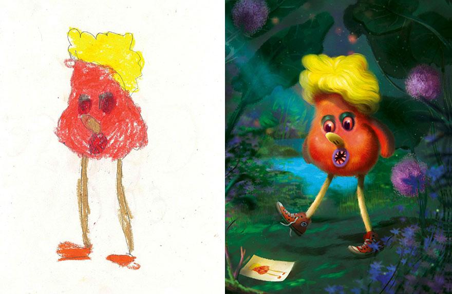 Детски рисунки през погледа на професионални художници