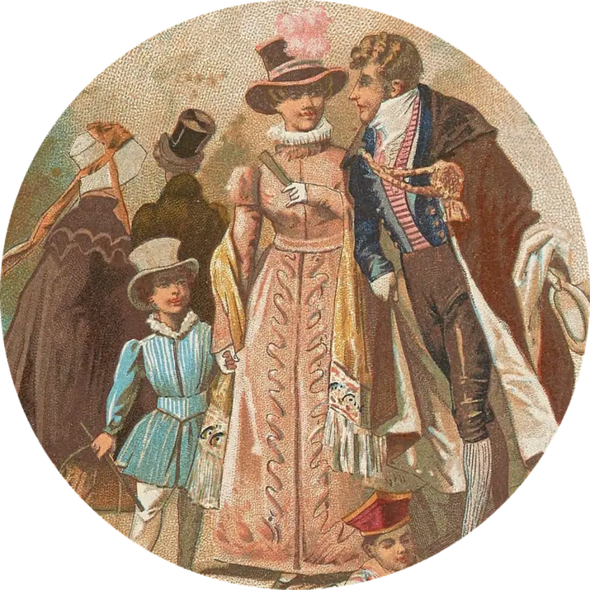 Ретро илюстрации, пренасящи ни в други времена и нрави