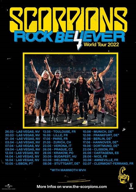 Scorpions с нов албум и световно турне през 2022 г. (ДАТИ)