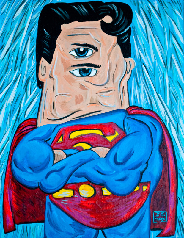 Супергероите, нарисувани от Пикасо