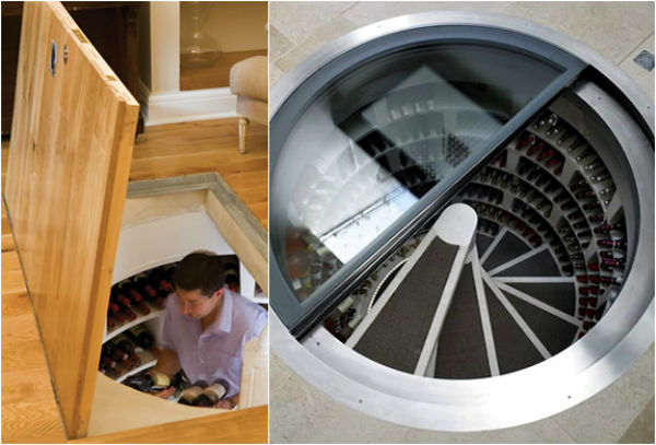 Спираловидна изба за съхранение на вино