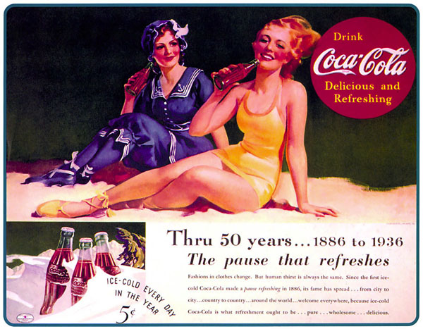 Еволюцията в рекламите на Coca-Cola през годините