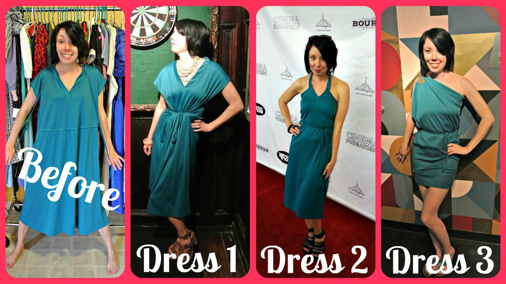 Трансформирането на дрехи втора употреба в шикозни рокли