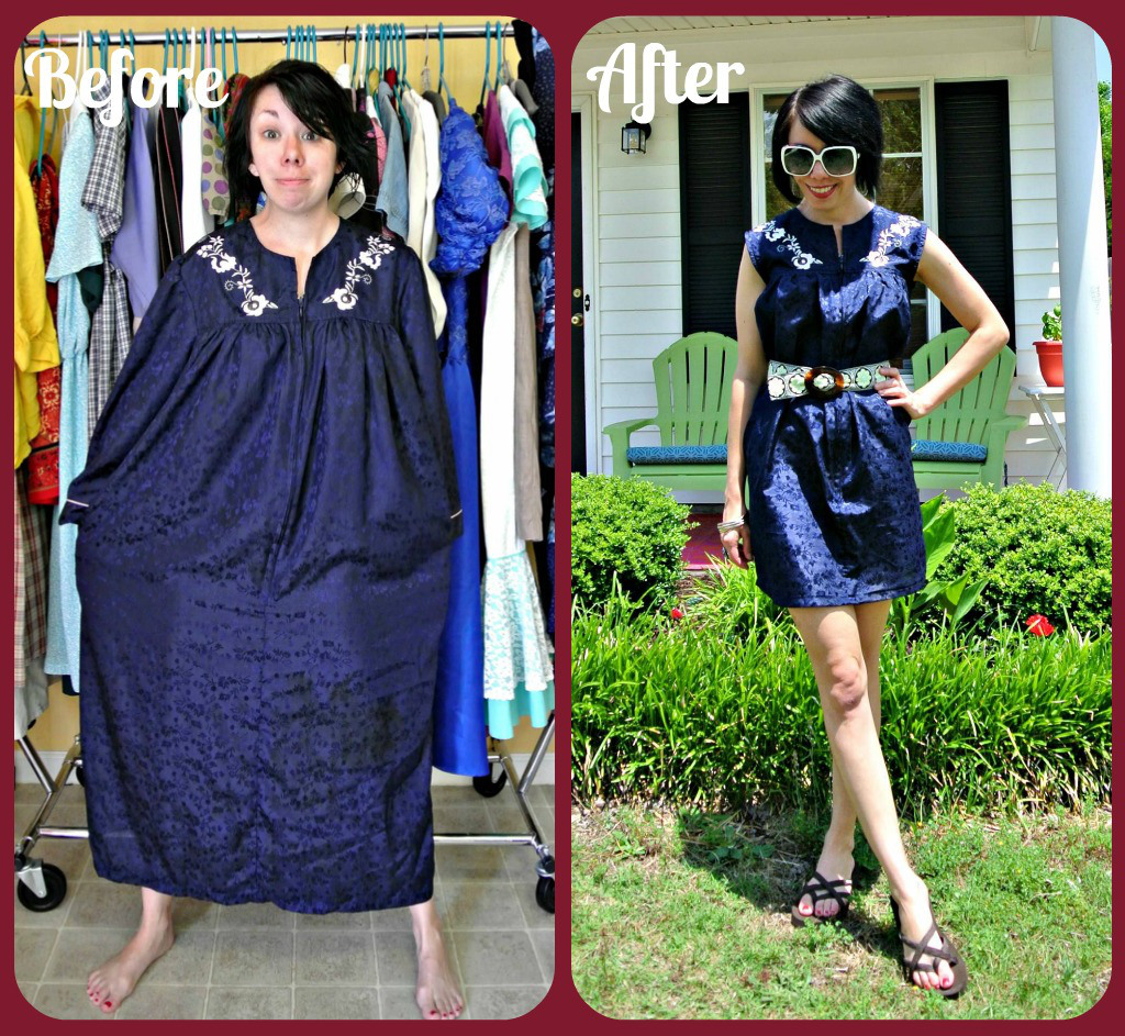Трансформирането на дрехи втора употреба в шикозни рокли