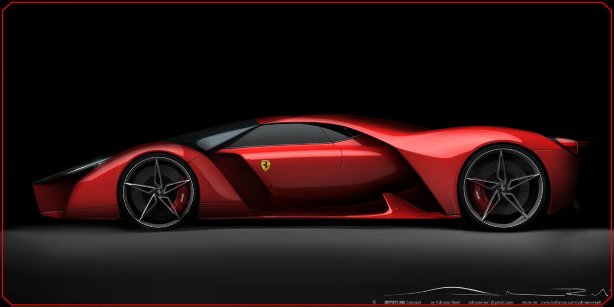 Бижуто F80 на Ferrari 