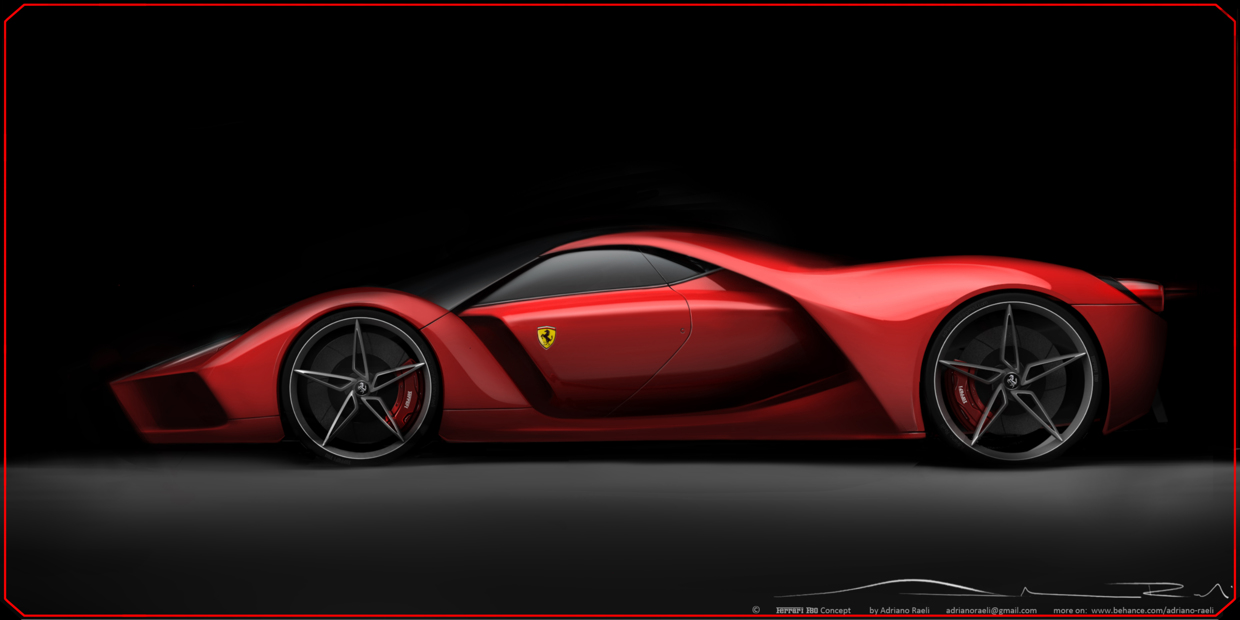 Бижуто F80 на Ferrari