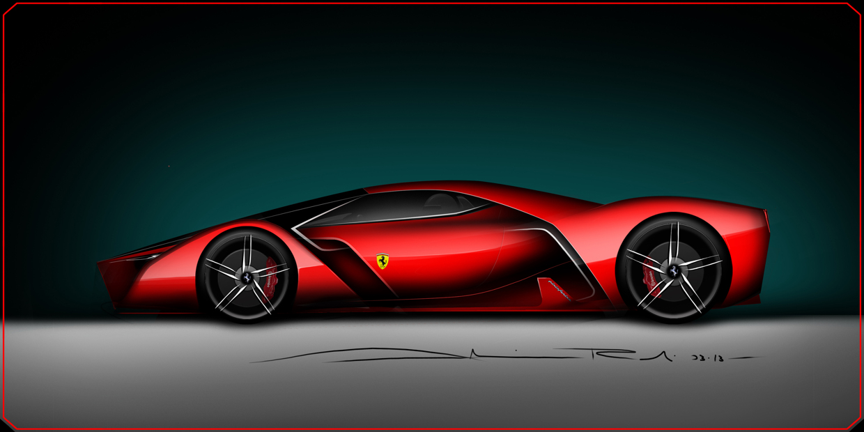 Бижуто F80 на Ferrari 