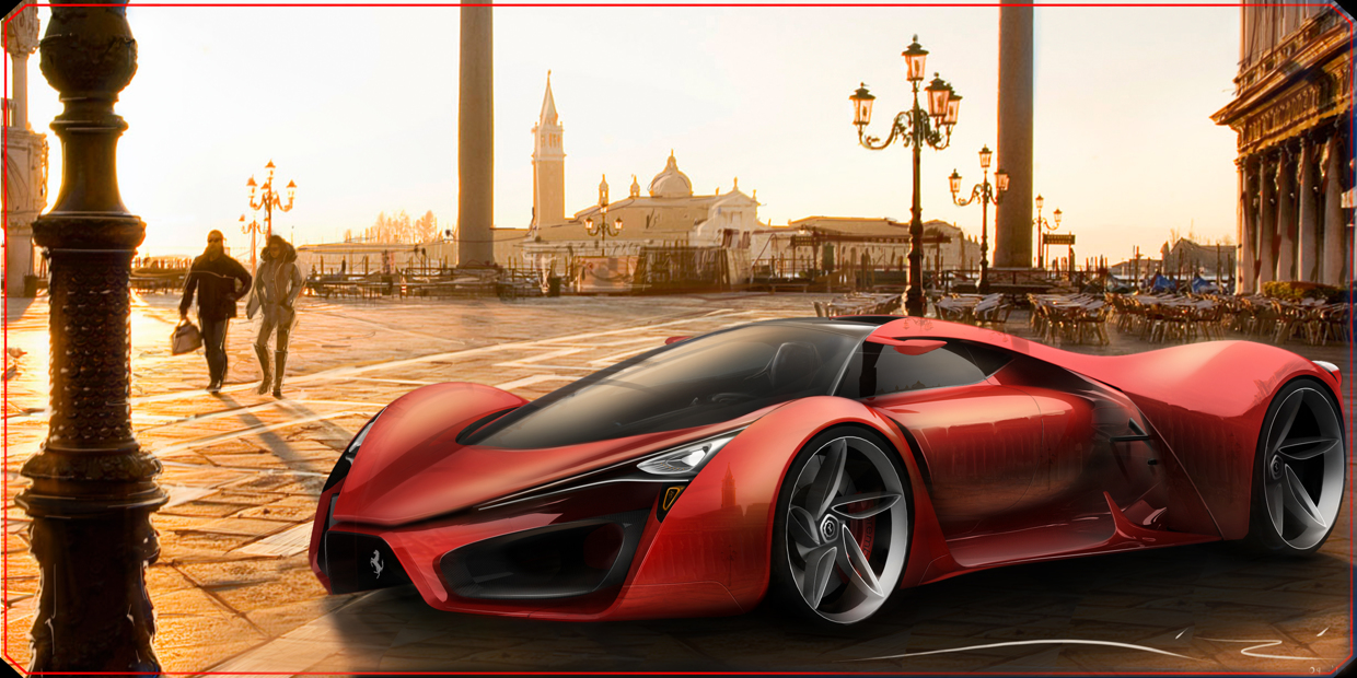 Бижуто F80 на Ferrari