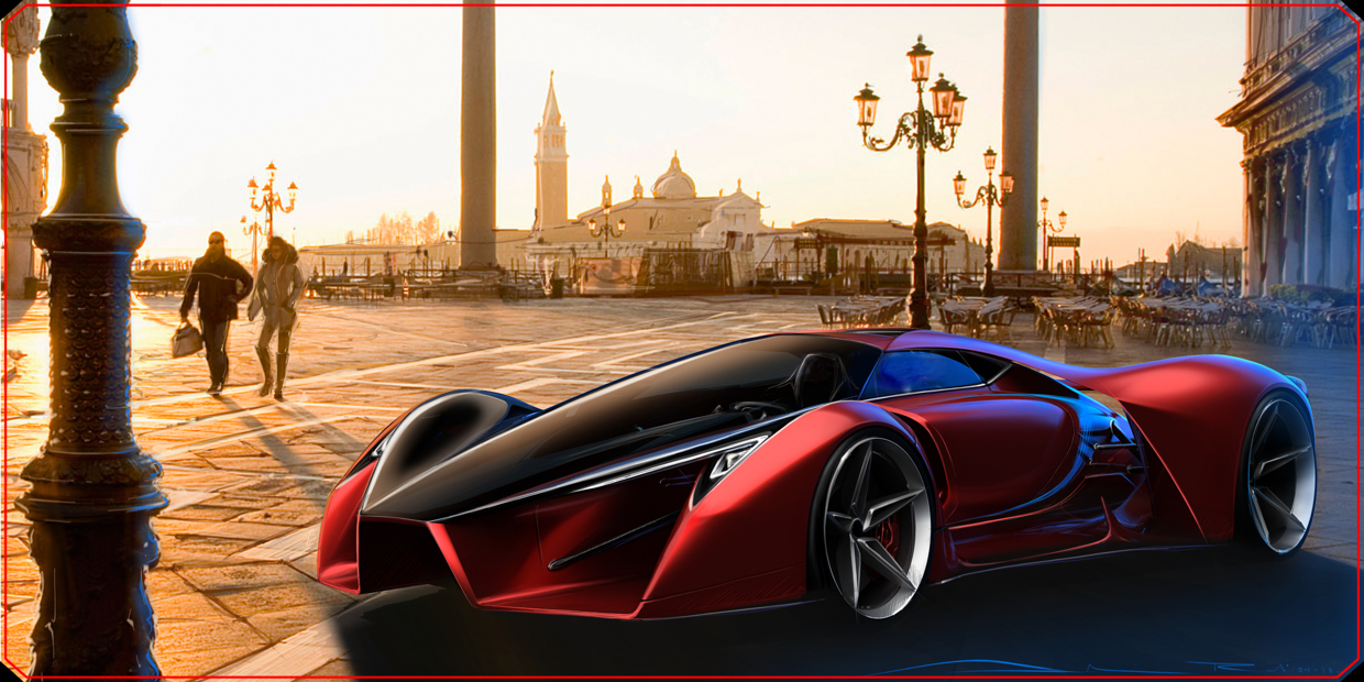 Бижуто F80 на Ferrari