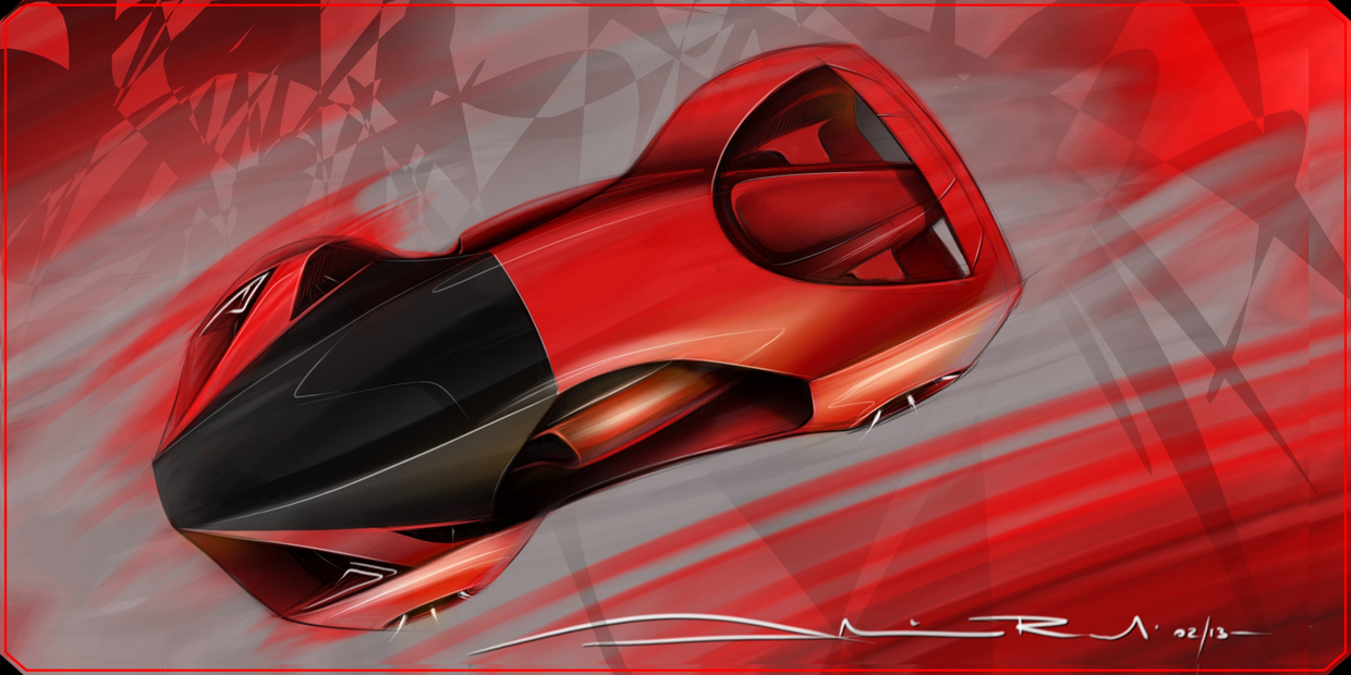 Бижуто F80 на Ferrari