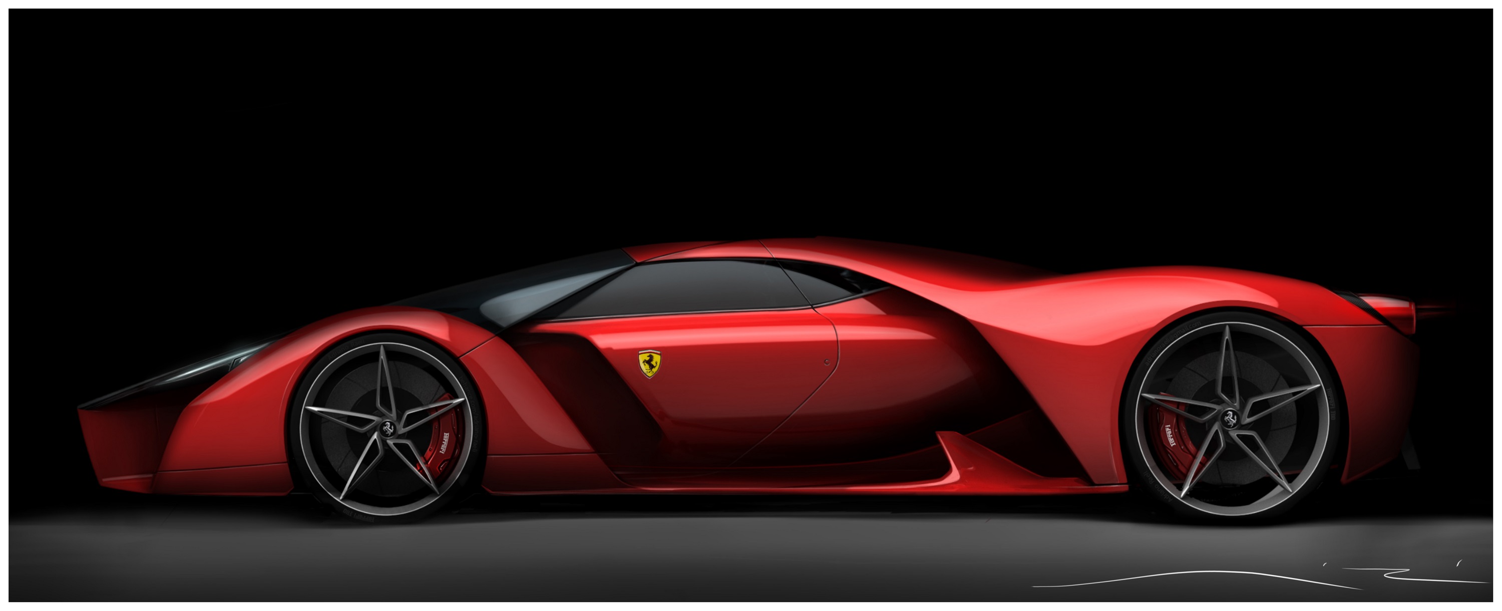 Бижуто F80 на Ferrari