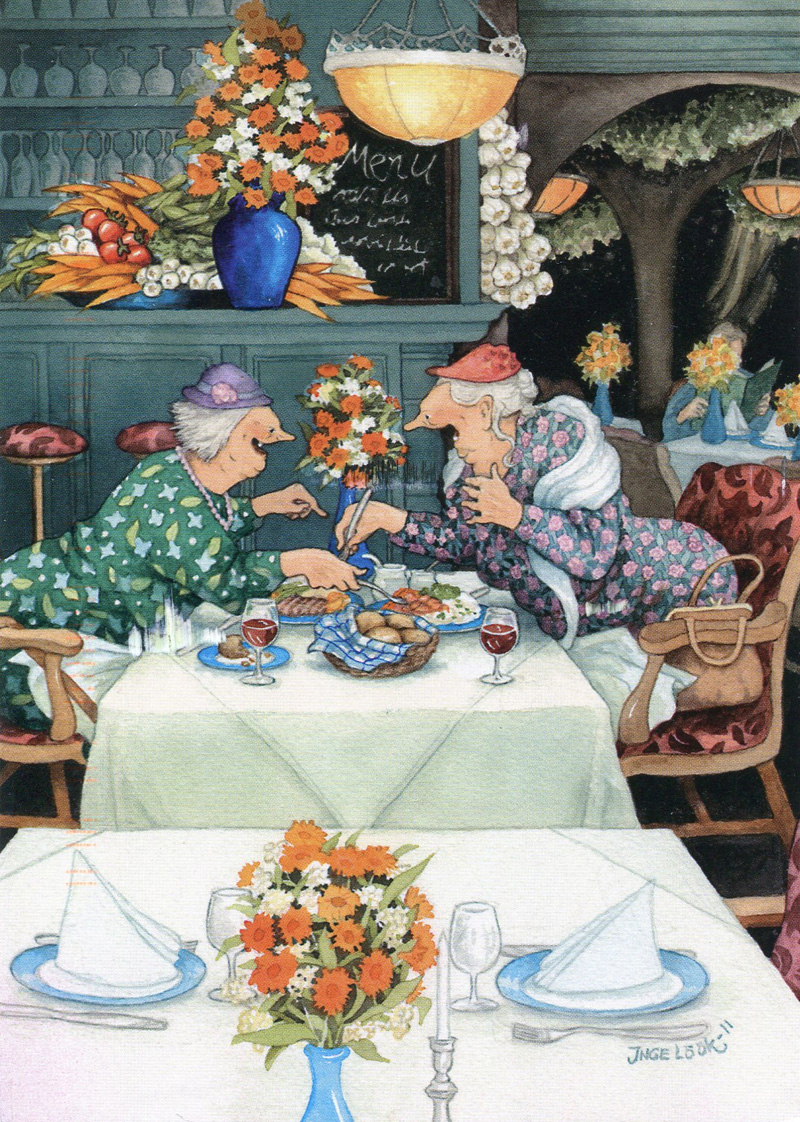 Веселите баби – уникално забавни илюстрации