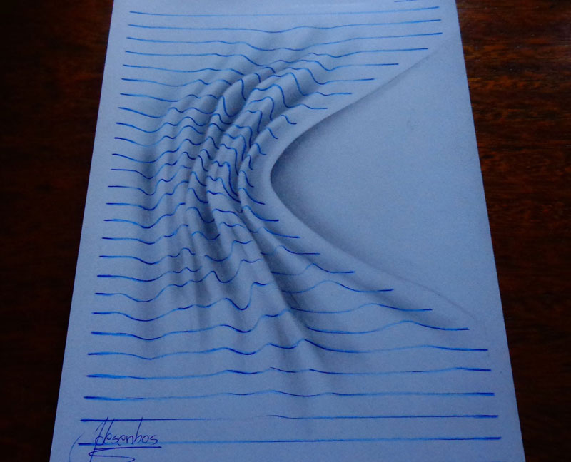 15-годишен рисува 3D картини в ученическата си тетрадка 