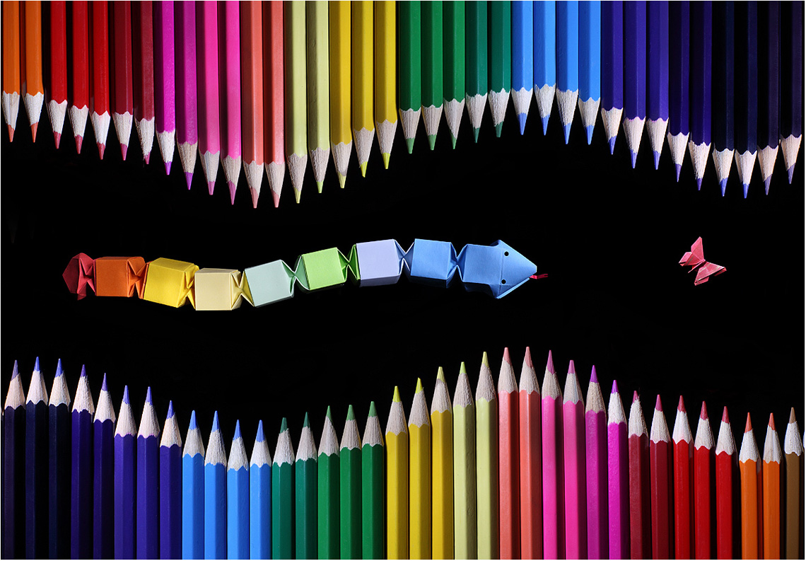 Картини от цветни моливи