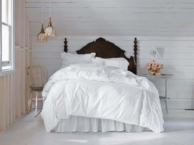 15 стилни спални в бяло