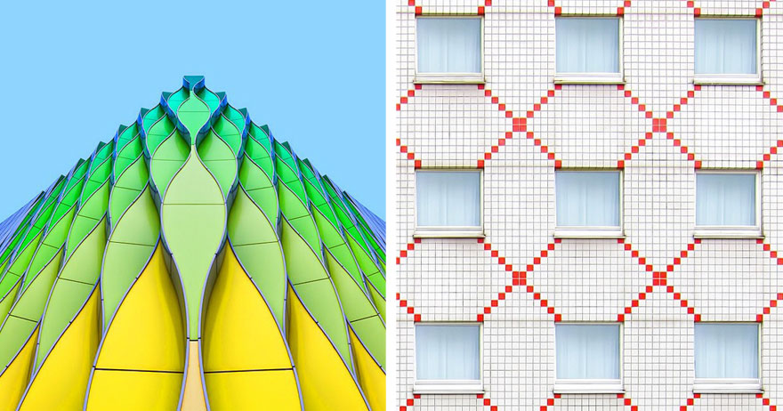 Архитектурни структури: минималистичи, симетрични, цветни