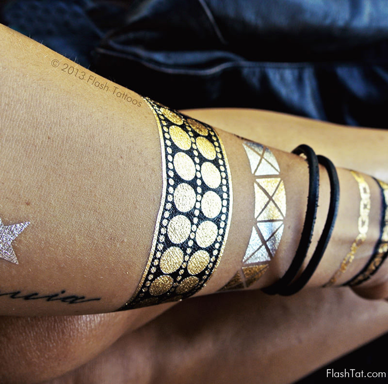Металните татуировки - новата лятна мода