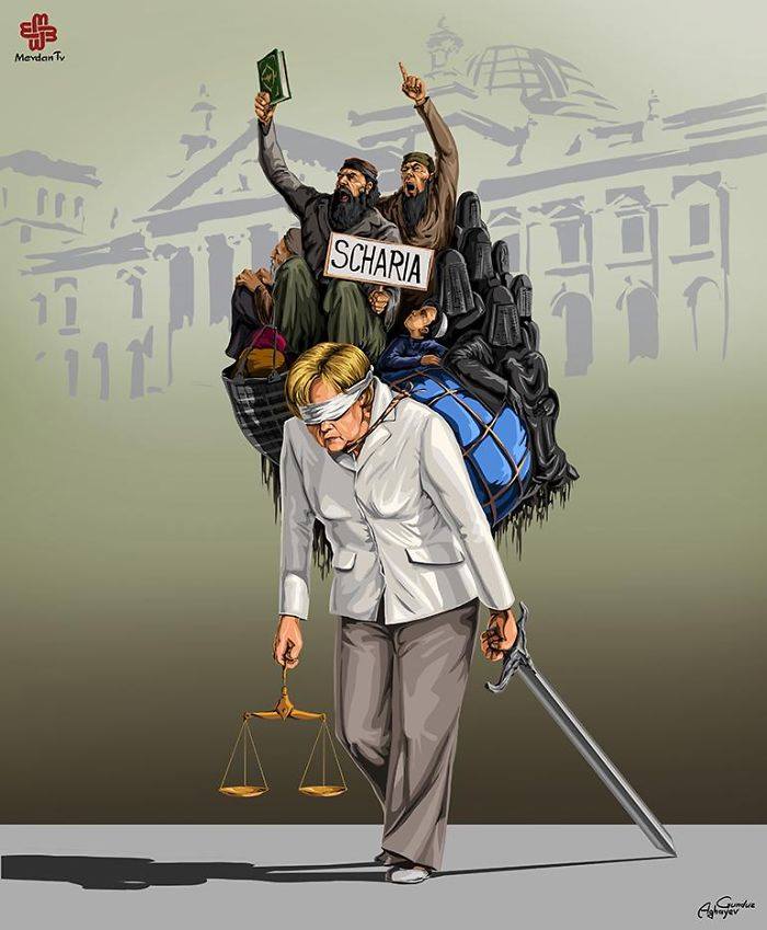 Саркастични илюстрации, показващи как световните лидери разбират справедливостта