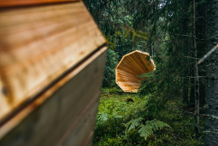 Дървени мегафони, помагащи да чуем звуците на природата