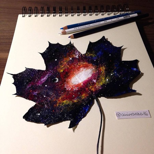Да превърнеш есенни листа в красиви рисунки