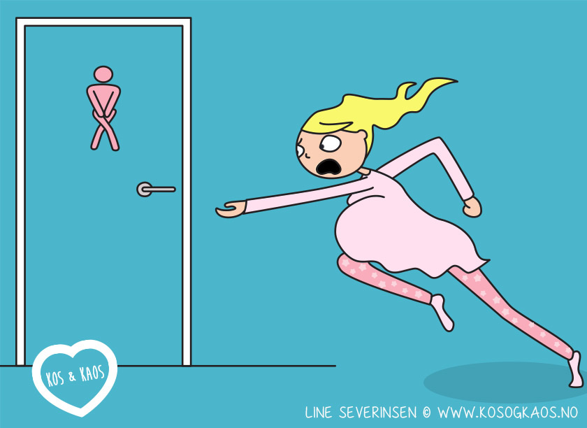 Забавни комикси, показващи ежедневните трудности на бременните
