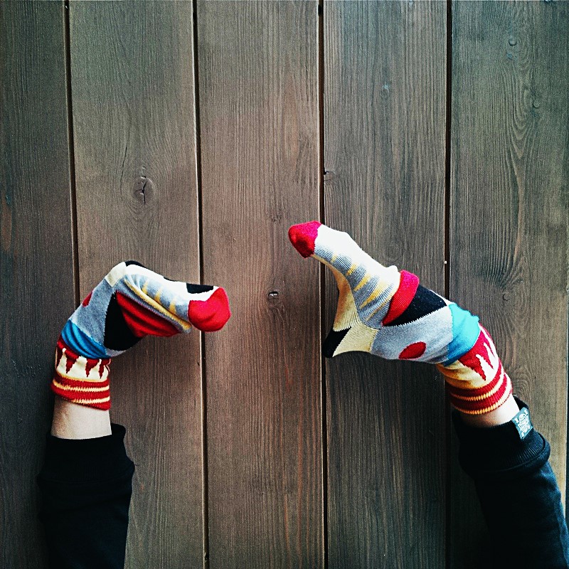 Шарени чорапи за щуро настроение