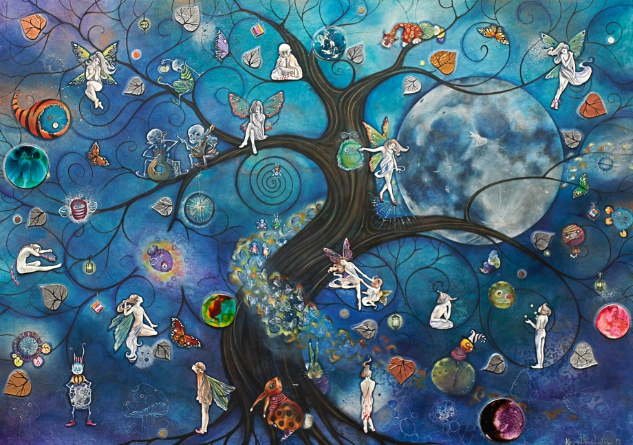 Вълшебни дървета - приказни илюстрации