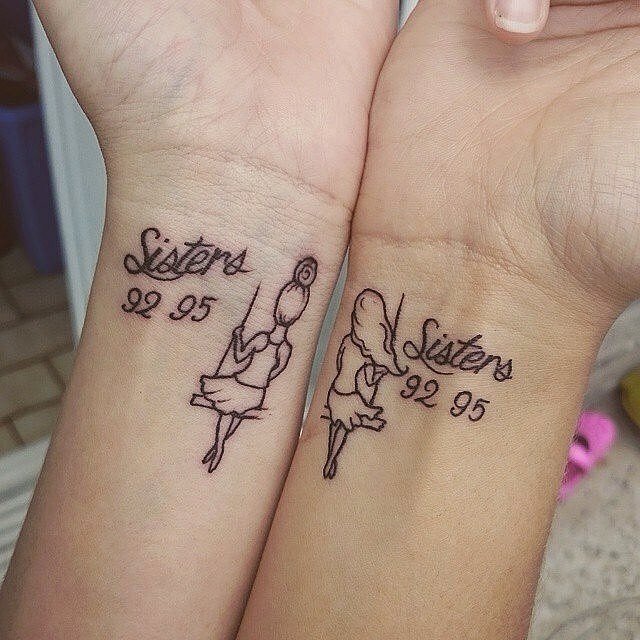 Най-сладките татуировки за сестри