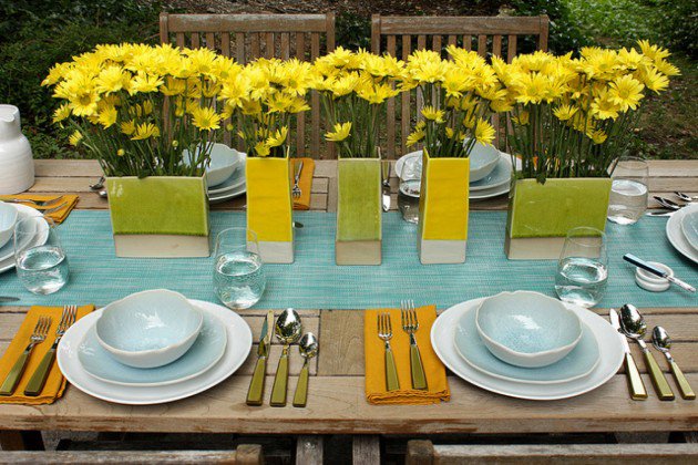 25 идеи за пролетна декорация на масата