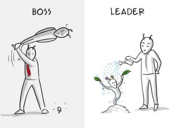 Генерални разлики между шефа и лидера
