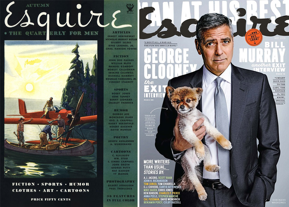 Кориците на известните списания - преди и сега